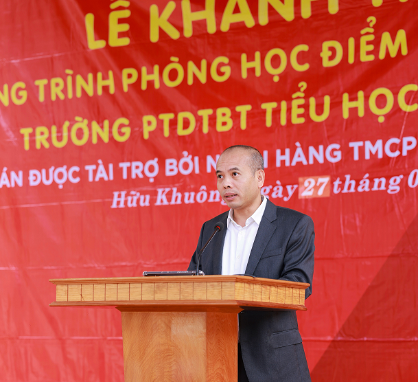 Khánh thành 4 phòng học mới do MSB tài trợ tại điểm Trường Pủng Bón, Nghệ An