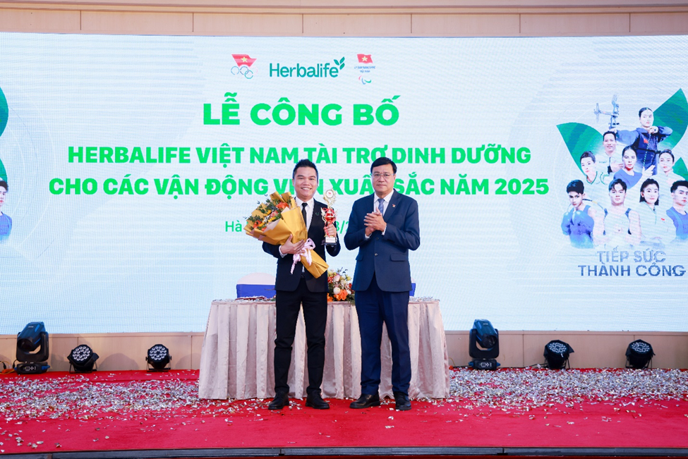 Herbalife Việt Nam tài trợ sản phẩm dinh dưỡng cho các Vận động viên xuất sắc Việt Nam trong năm 2025