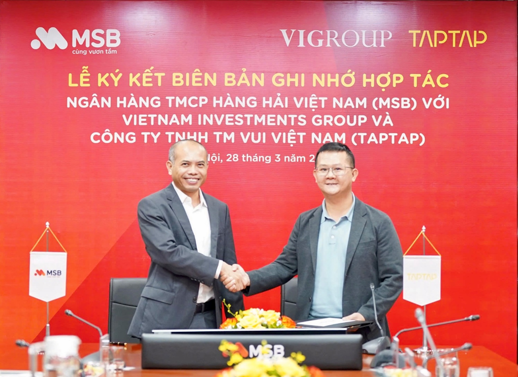 MSB - VIG - TAPTAP hợp tác cung cấp dịch vụ ngân hàng mở 