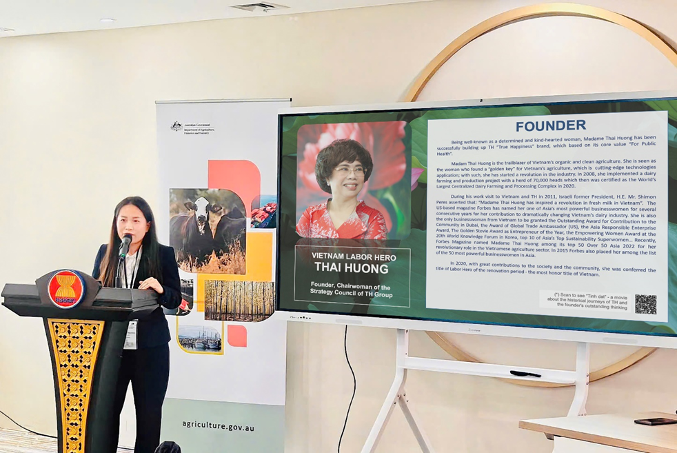 Tập đoàn TH chia sẻ về kinh tế tuần hoàn và phát triển bền vững tại AANZFTA