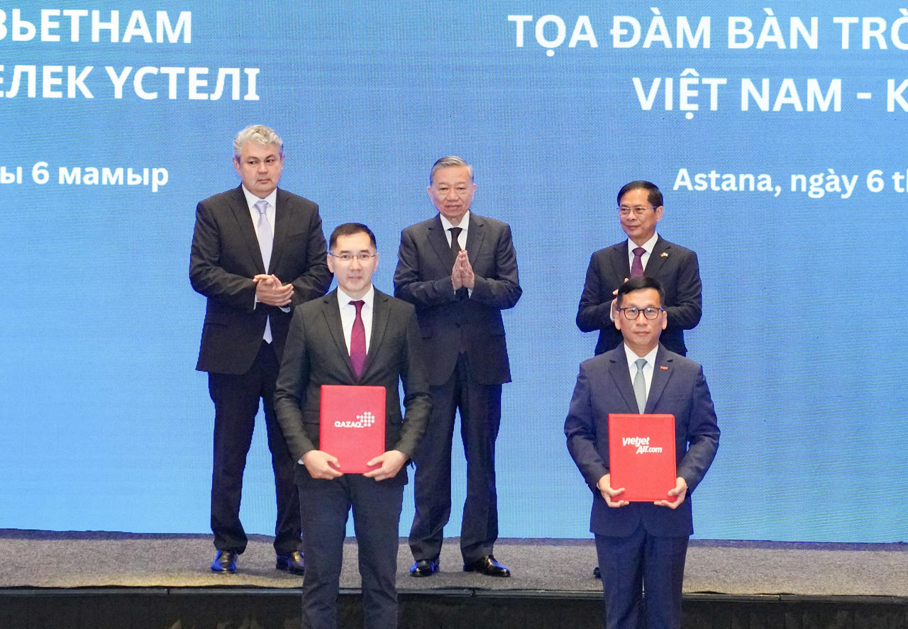 Vietjet ra mắt hãng hàng không Vietjet Qazaqstan