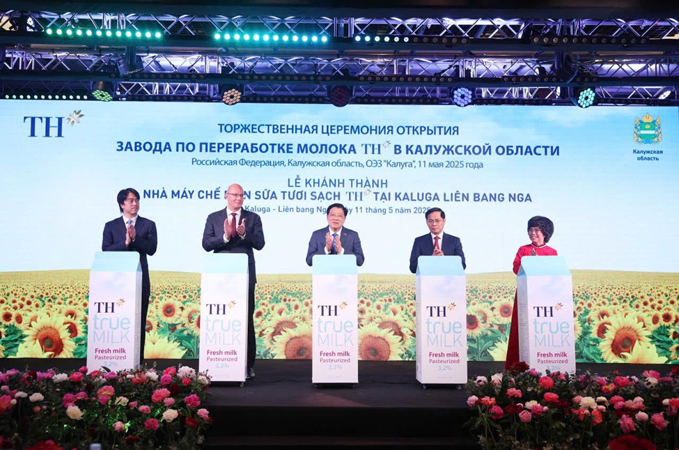 Thương hiệu Sữa tươi sạch TH true MILK sản xuất tại Nga chính thức ra mắt