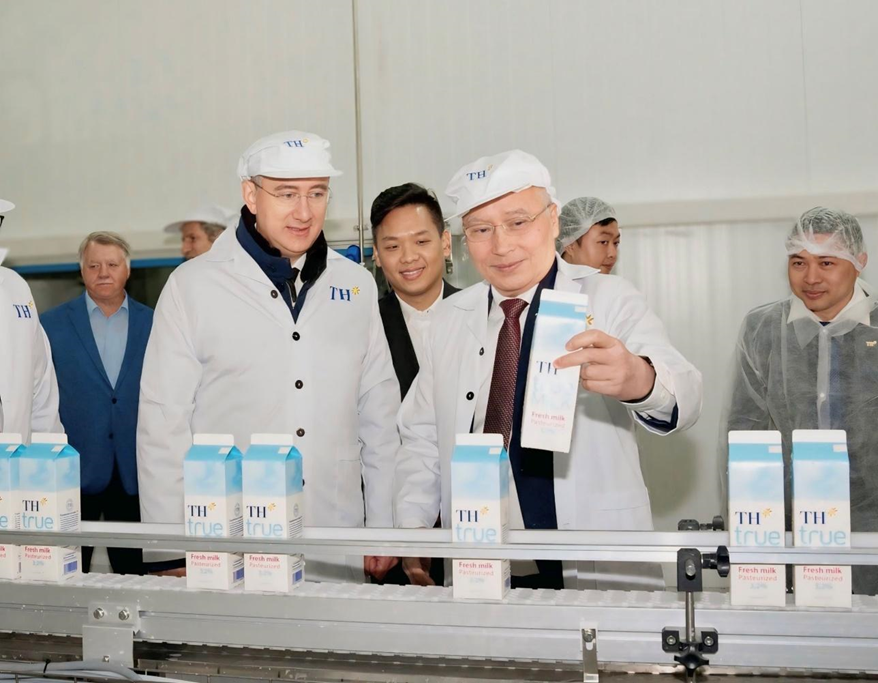 Mục sở thị bên trong Nhà máy sữa tươi TH true MILK công suất hàng đầu Liên bang Nga