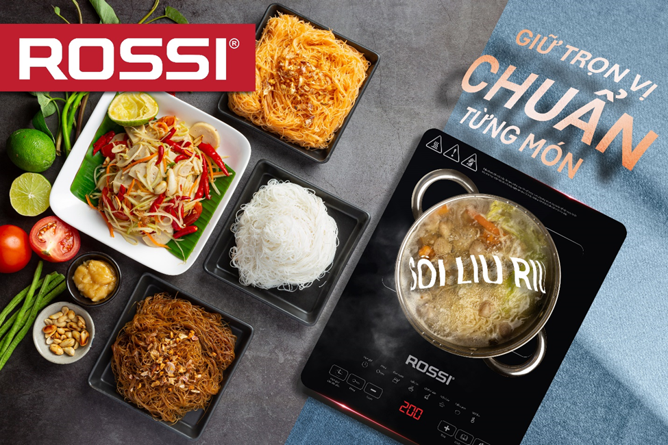 Bếp từ đơn mâm từ bằng đồng ROSSI - Bước đột phá mới trong hành trình nâng tầm tiện nghi sống 