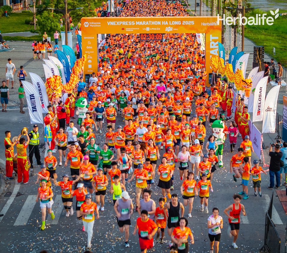 Herbalife Việt Nam đồng hành cùng VnExpress Marathon Hạ Long 2025: Chung tay kiến tạo Cộng đồng khỏe mạnh, tràn đầy năng lượng