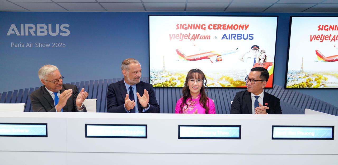 Vietjet đặt hàng mới 100 máy bay A320/ A321neo