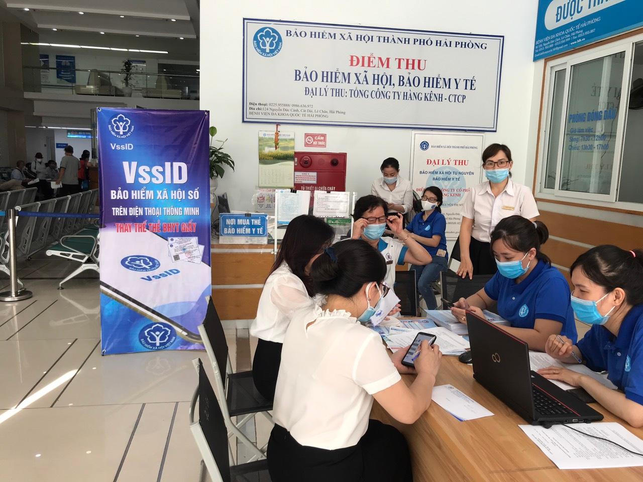 BHXH TP Hải Phòng hỗ trợ các cơ sở y tế triển khai sử dụng hình ảnh thẻ BHYT trên ứng dụng VssID