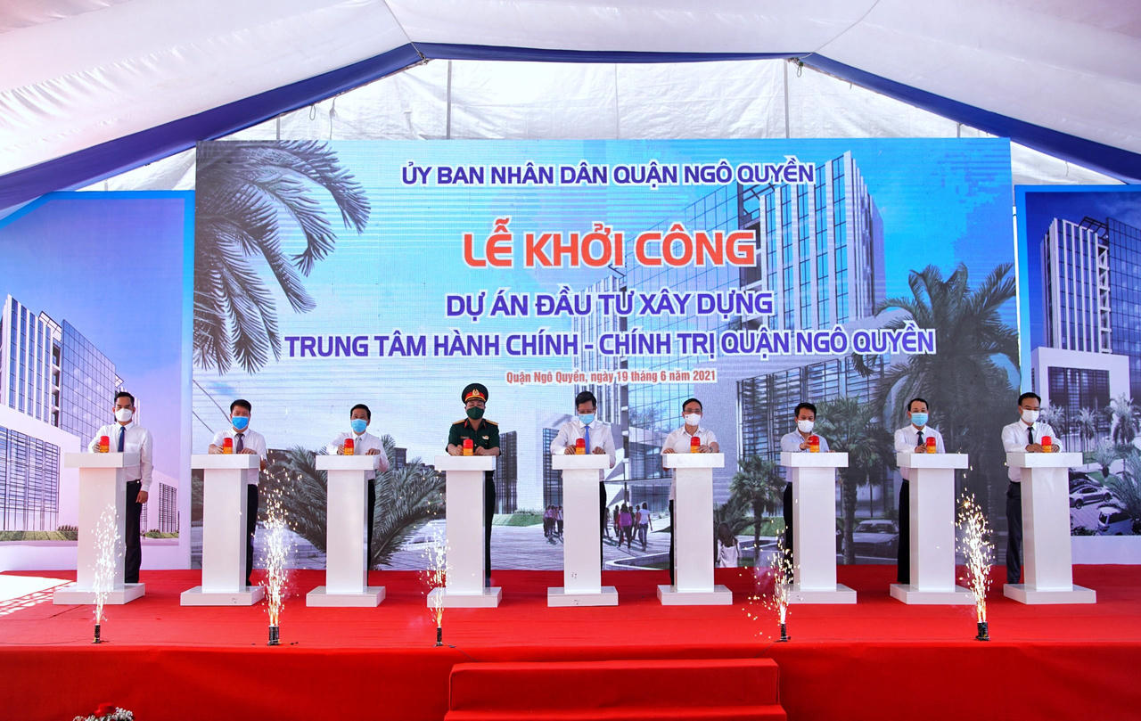 Hải Phòng: Khởi công Trung tâm Hành chính – Chính trị quận Ngô Quyền với tổng mức đầu tư trên 250 tỷ đồng