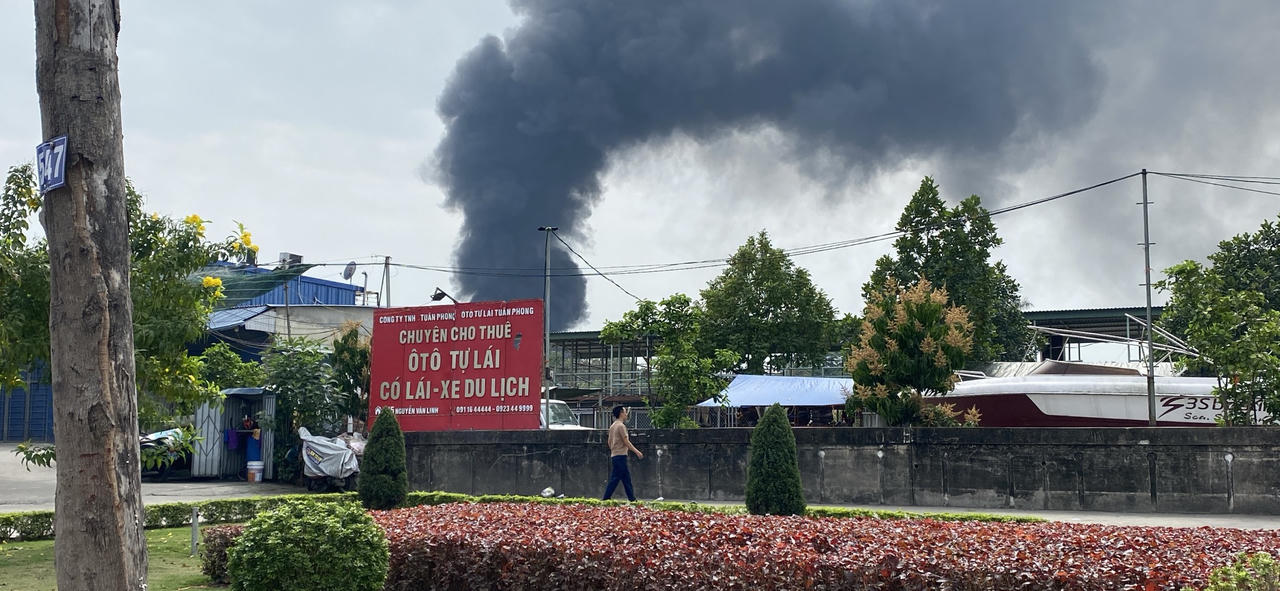 Hải Phòng: Cháy xưởng sản xuất đế giầy thuộc Công ty cổ phần Kim Long