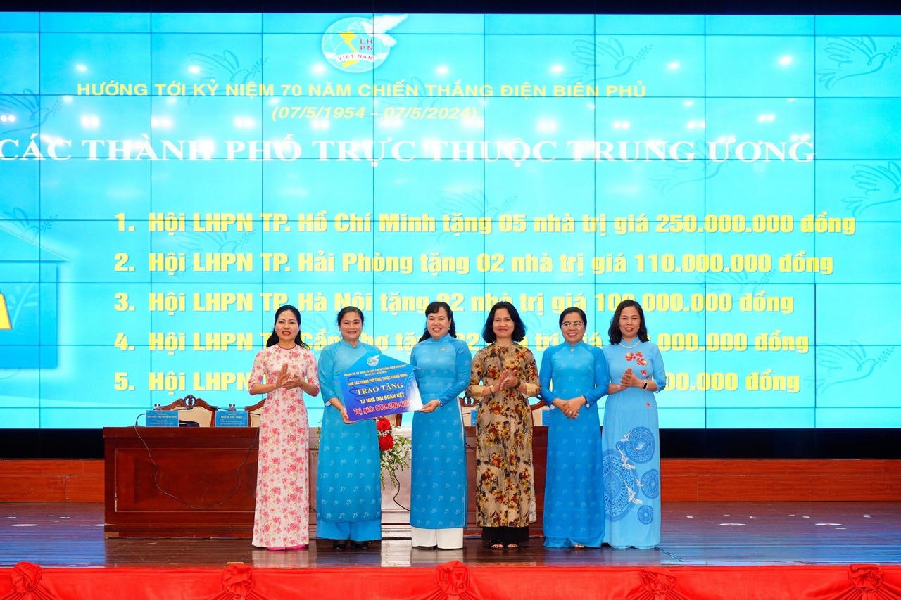 TW Hội LHPN Việt Nam huy động ủng hộ 82 căn nhà cho hộ nghèo 