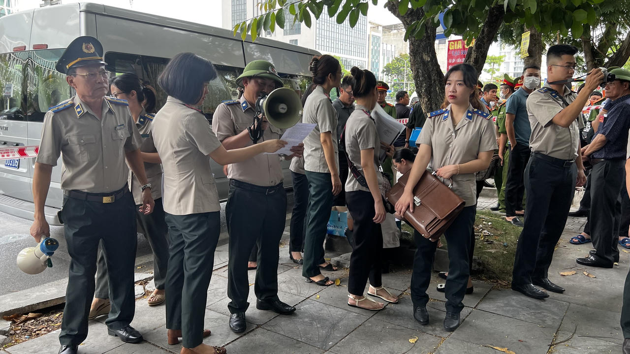 Hải Phòng hoàn thành cưỡng chế biệt thự 425m2 tại đường Lê Hồng Phong