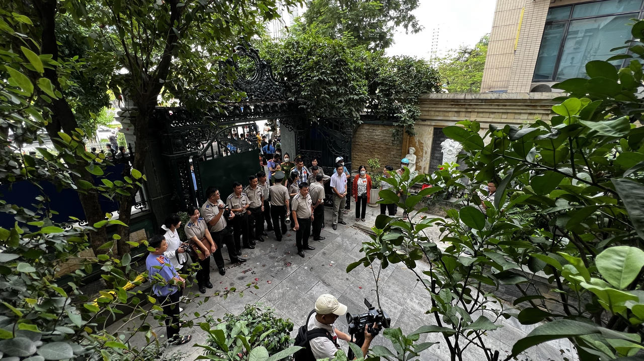 Hải Phòng hoàn thành cưỡng chế biệt thự 425m2 tại đường Lê Hồng Phong