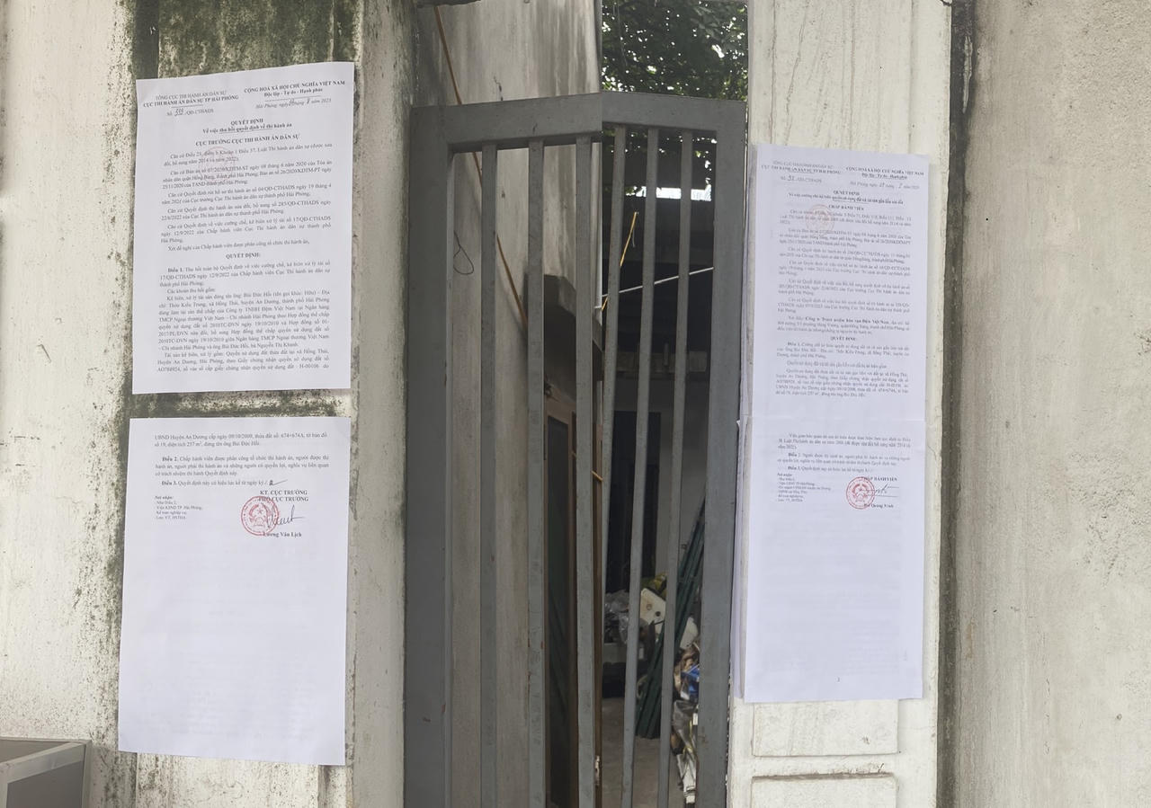 Hải Phòng chuẩn bị cưỡng chế kê biên tài sản thế chấp của Công ty TNHH Đệm Việt Nam