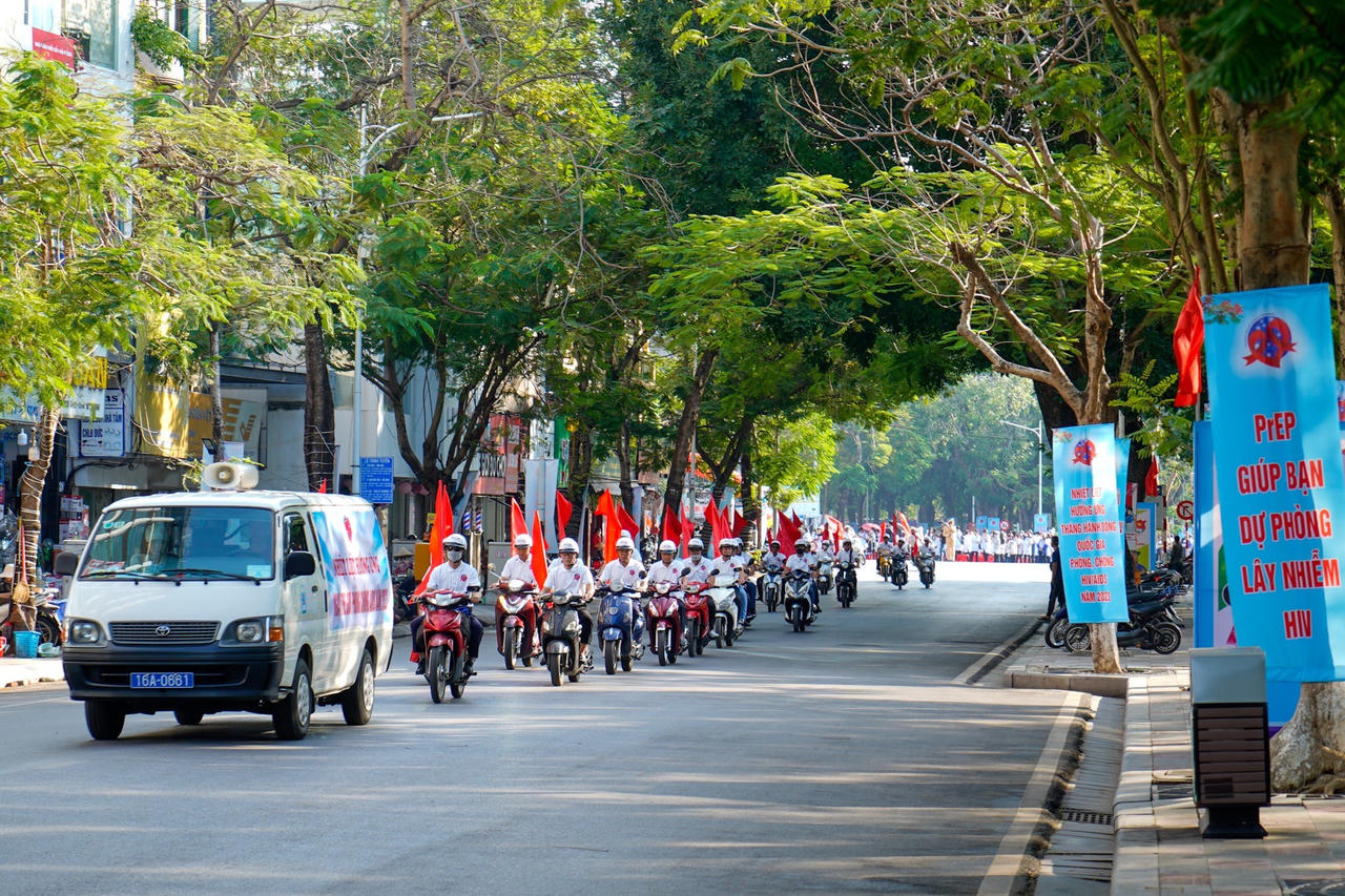 Hải Phòng: Mít tinh cấp quốc gia hưởng ứng Tháng hành động quốc gia phòng chống HIV/AIDS