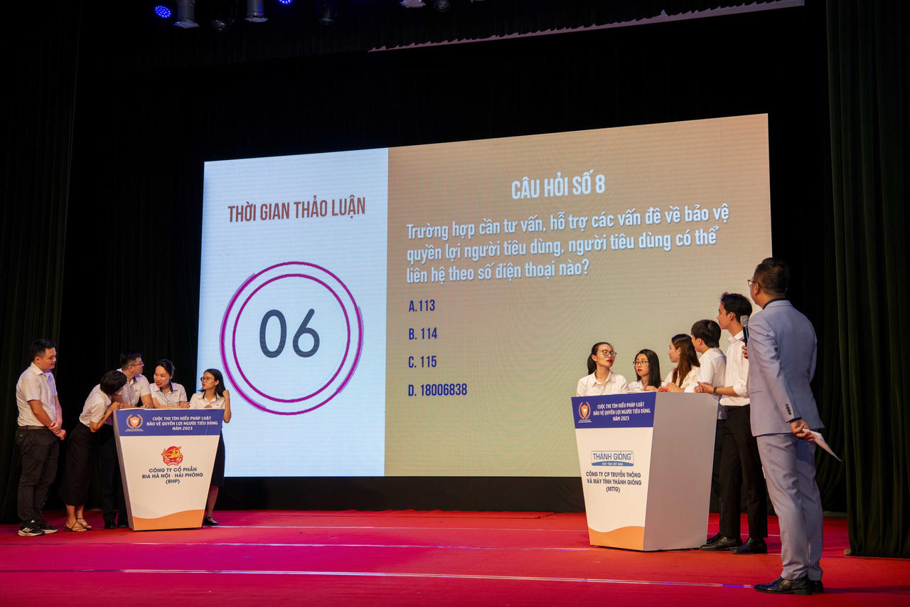 Chung kết Cuộc thi “Tìm hiểu pháp luật bảo vệ quyền lợi người tiêu dùng năm 2023”