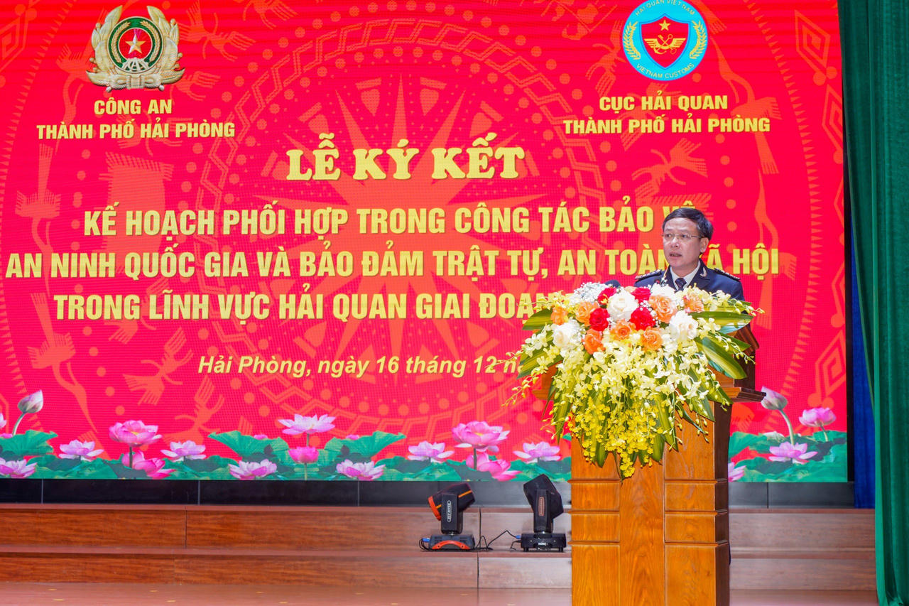 Công an Hải Phòng phối hợp bảo vệ an ninh quốc gia, an toàn xã hội trong lĩnh vực hải quan