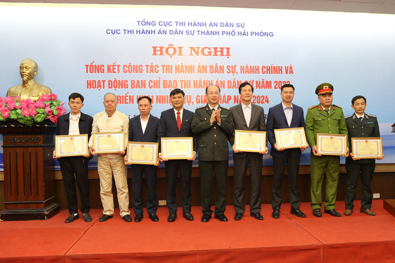 Hải Phòng đứng thứ 3 cả nước về lượng tiền thi hành án xong năm 2023