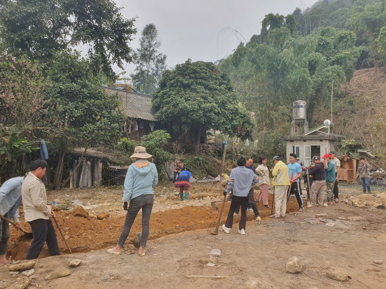 Huyện Tam Đường, tỉnh Lai Châu: Đồng lòng xoá bỏ những căn nhà tạm, dột nát mang mái ấm khang trang cho đồng bào tại xã Khun Há 