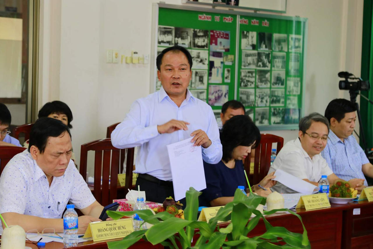 Bộ trưởng Lê Thành Long: “Tháo gỡ” nhiều khó khăn, vướng mắc cho Tư pháp Bến Tre