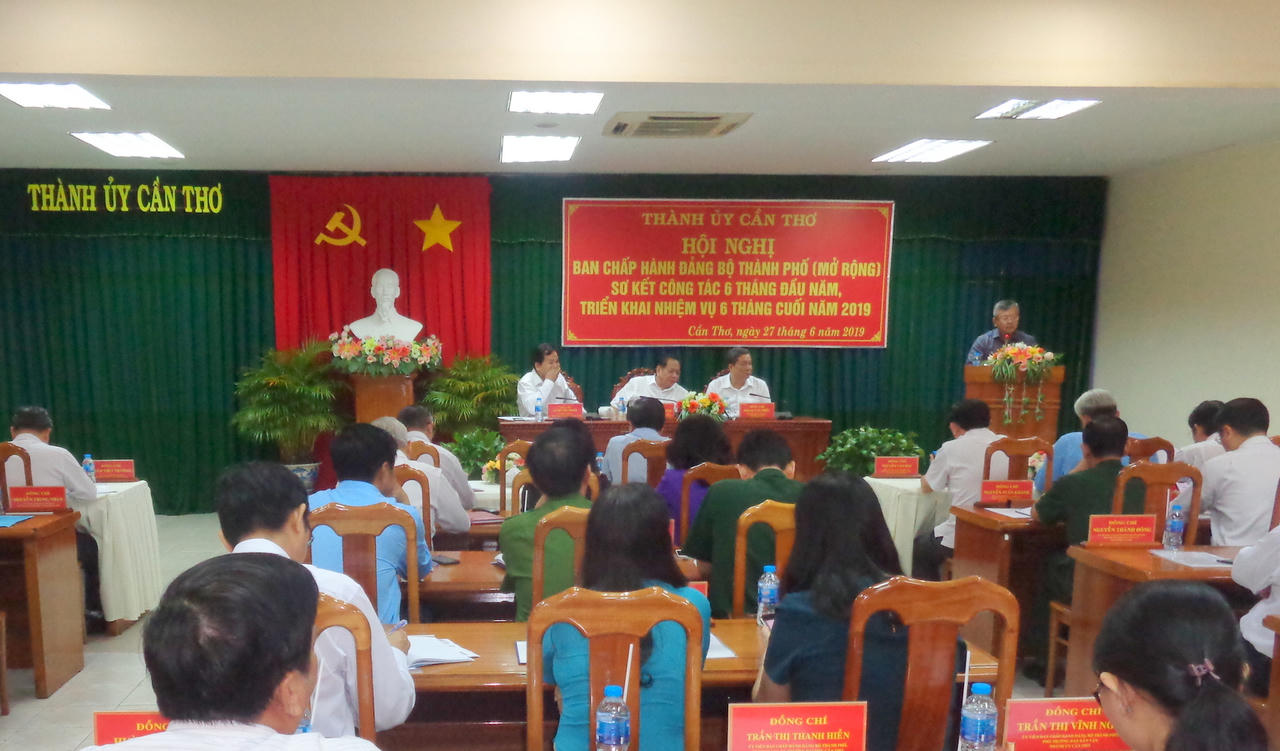 Cần Thơ tổ chức Hội nghị BCH Đảng bộ thành phố mở rộng