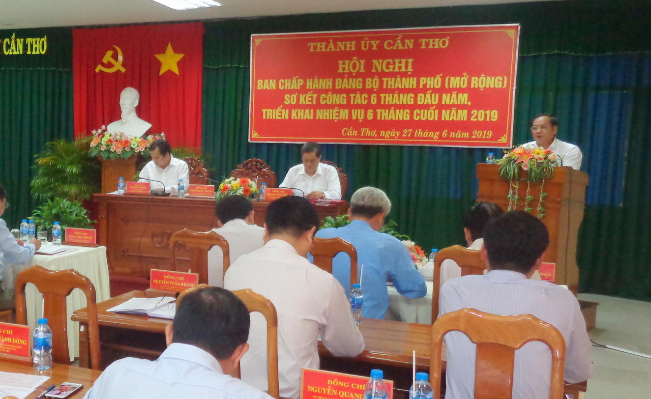 Cần Thơ tổ chức Hội nghị BCH Đảng bộ thành phố mở rộng