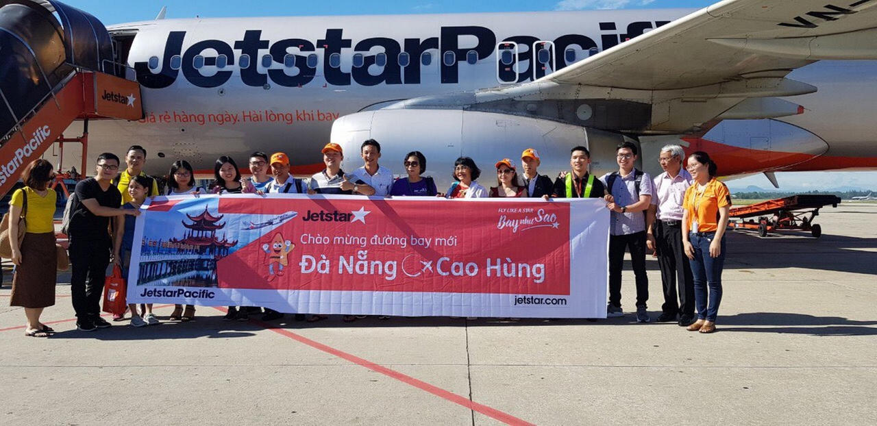 Jetstar Pacific khai trương đường bay thẳng giữa Kao Hùng và Đà Nẵng