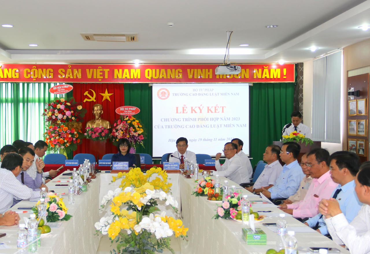 Trường Cao đẳng Luật miền Nam: Đẩy mạnh hiệu quả phối hợp, phát triển công tác liên kết đào tạo