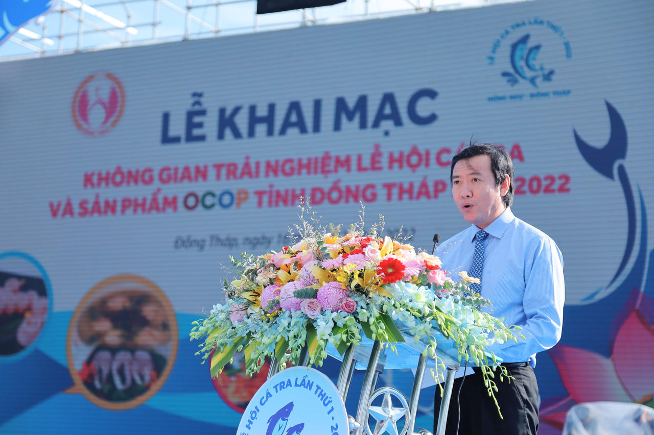 Khai mạc không gian triển lãm và phát triển sản phẩm OCOP tỉnh Đồng Tháp