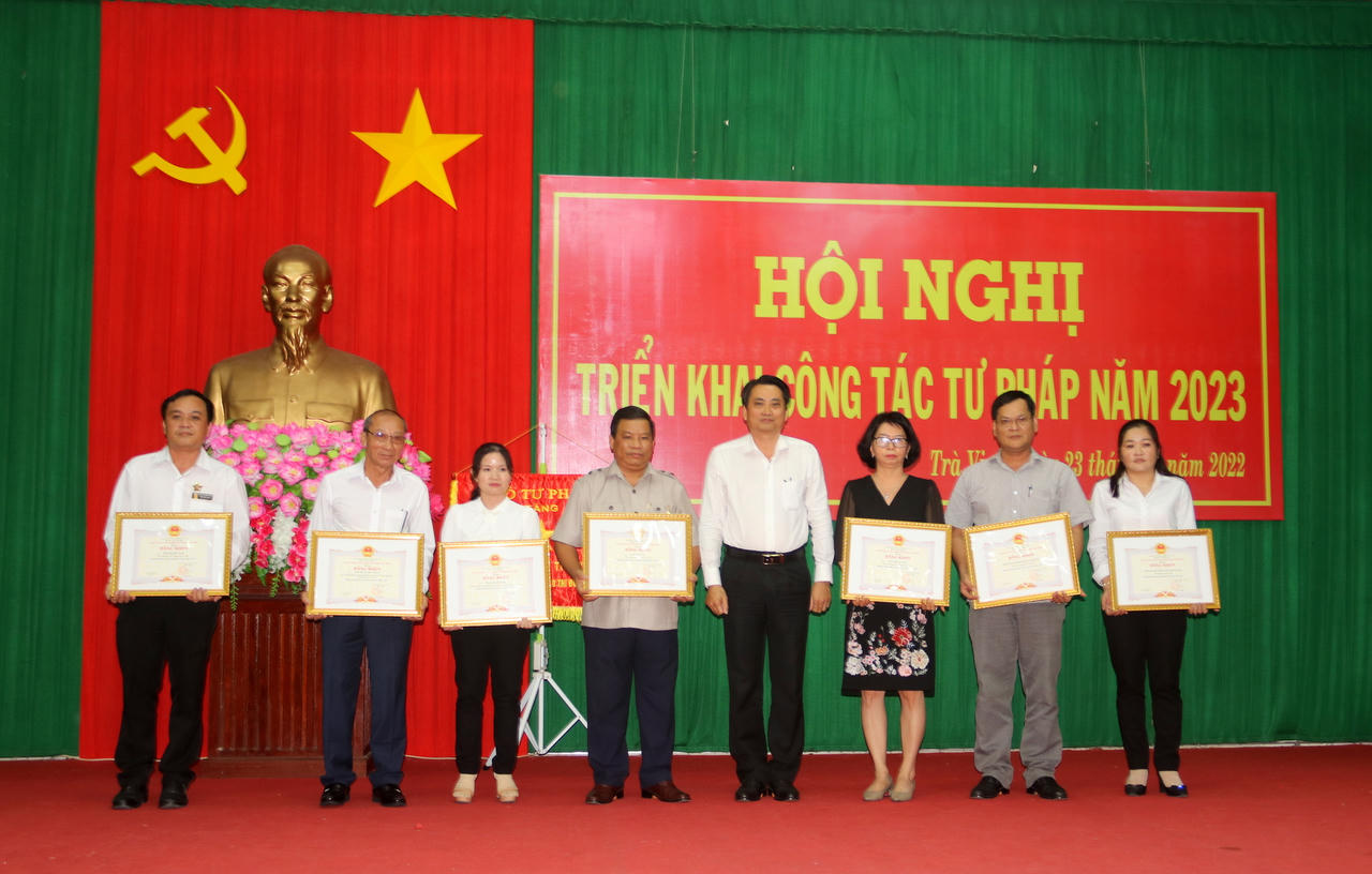 Tư pháp Trà Vinh có nhiều “điểm sáng”, đóng góp trực tiếp cho ngành và địa phương 