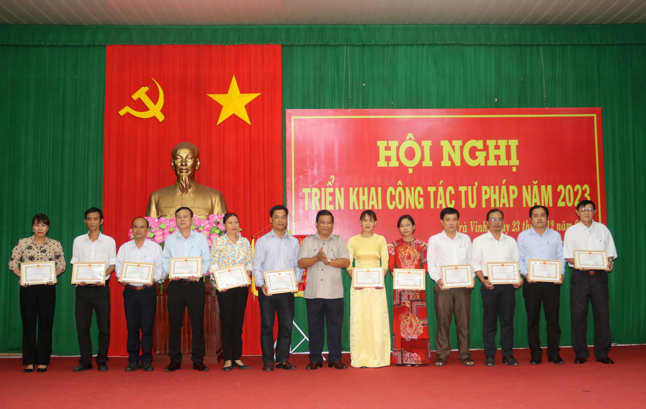 Tư pháp Trà Vinh có nhiều “điểm sáng”, đóng góp trực tiếp cho ngành và địa phương 
