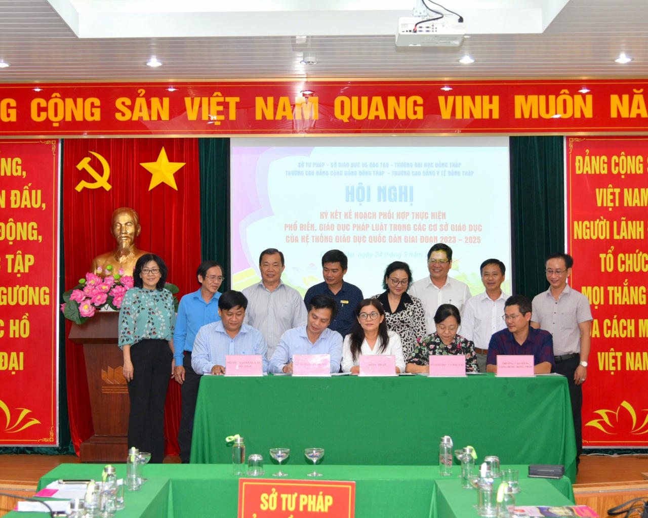 Đồng Tháp: Phát huy vai trò, thế mạnh từng đơn vị trong phối hợp tuyên truyền pháp luật