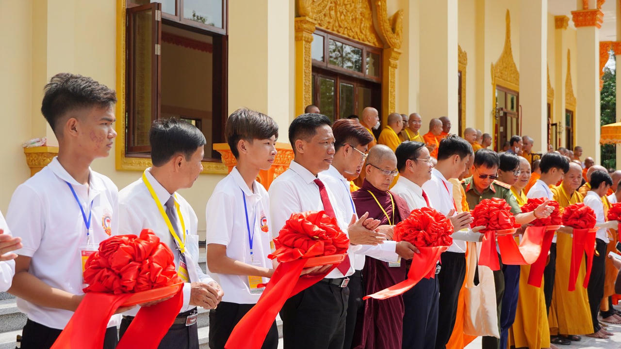 Khánh thành Trai đường Học viện Phật giáo Nam tông Khmer 