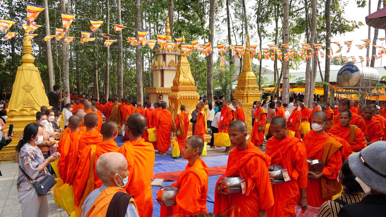 Khánh thành Trai đường Học viện Phật giáo Nam tông Khmer 