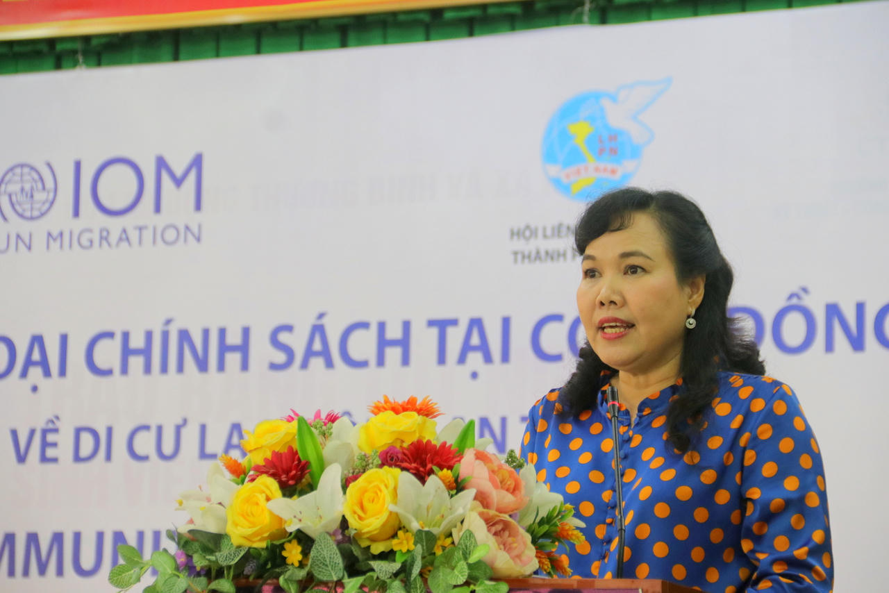 Tổ chức đối thoại cộng đồng về di cư an toàn, phòng chống mua bán người tại Cần Thơ