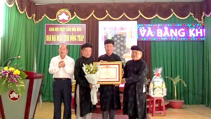 Phật giáo Hòa Hảo tỉnh Đồng Tháp vận động hơn 56 tỷ đồng làm công tác an sinh xã hội 