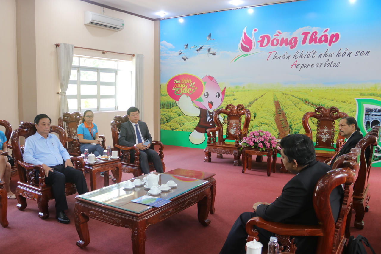 Nhiều cơ hội cho doanh nghiệp Ấn Độ đầu tư tại Đồng Tháp