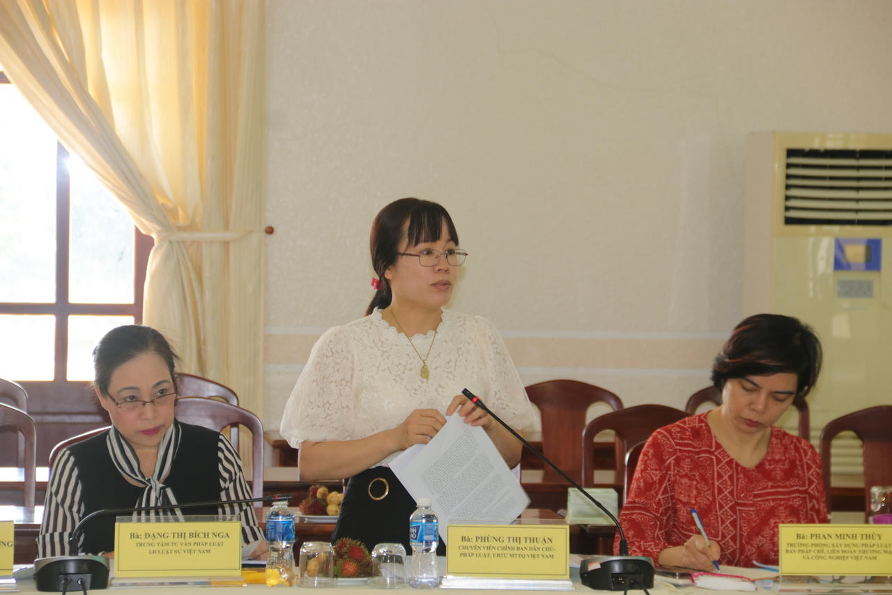 Đoàn Kiểm tra của Hội đồng PBGDPL trung ương làm việc tại quận Thốt Nốt (Cần Thơ) 