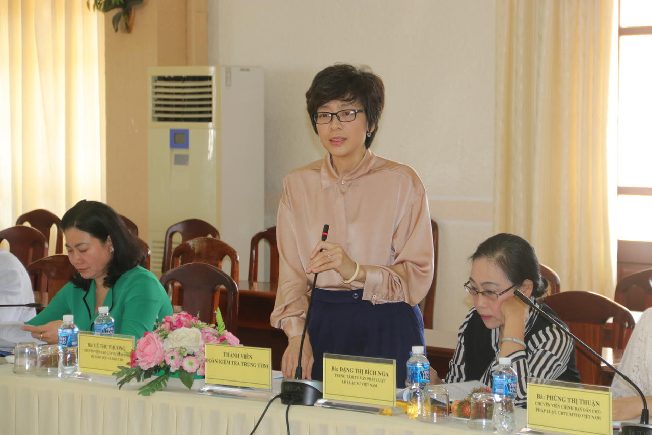 Đoàn Kiểm tra của Hội đồng PBGDPL trung ương làm việc tại quận Thốt Nốt (Cần Thơ) 