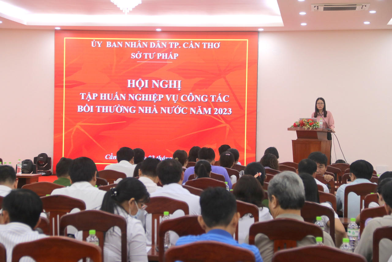 Cần Thơ tập huấn nghiệp vụ bồi thường nhà nước cho hơn 100 cán bộ