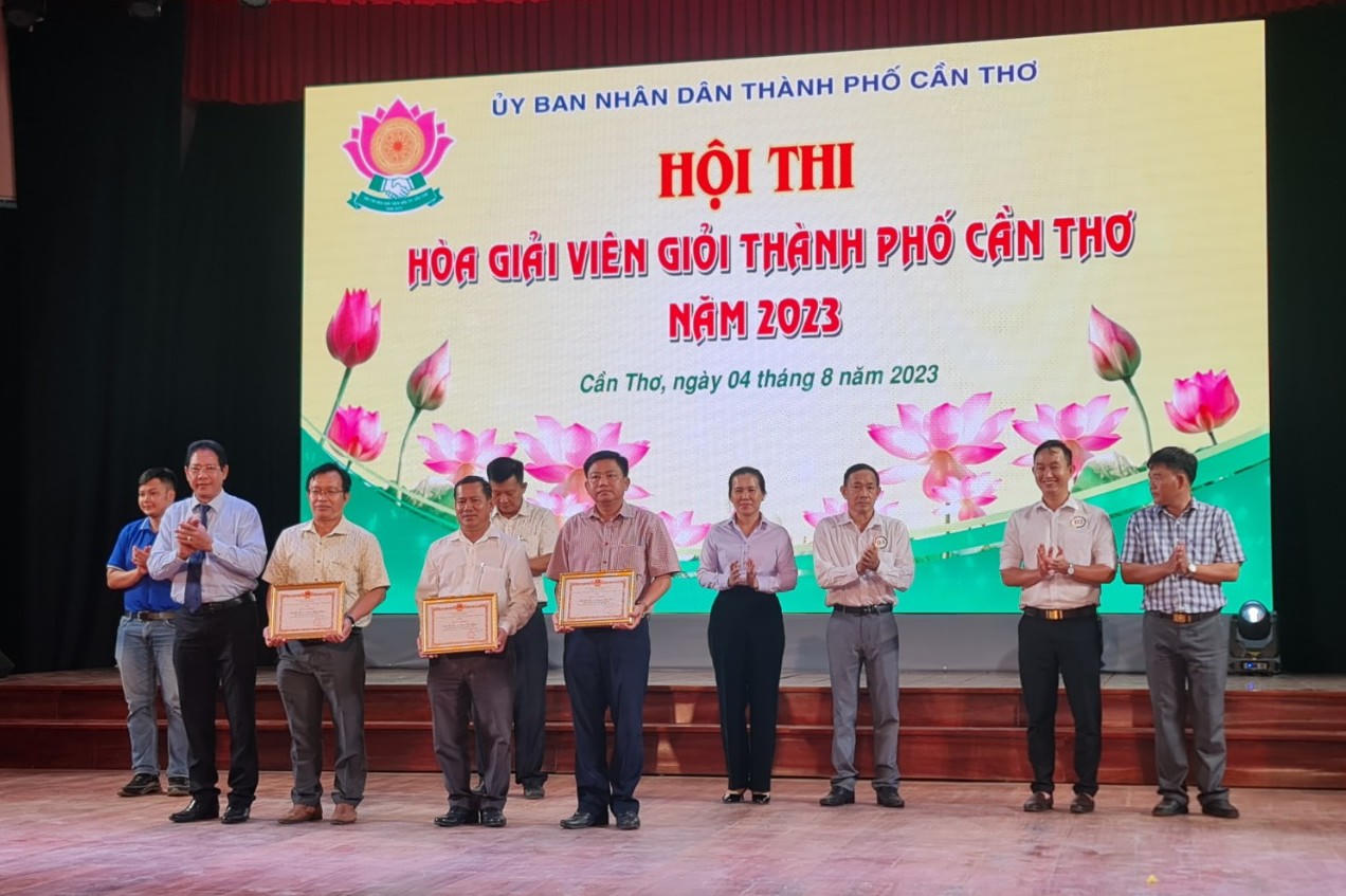 Nhiều sáng tạo trong Hội thi hòa giải viên giỏi TP Cần Thơ năm 2023 