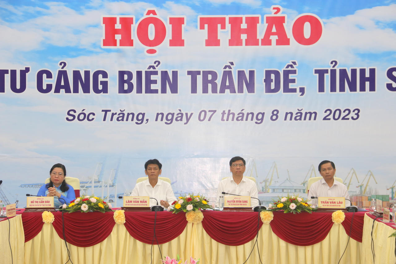 Cảng biển Trần Đề sẽ là "đòn bẩy" để Đồng bằng Sông Cửu long phát triển