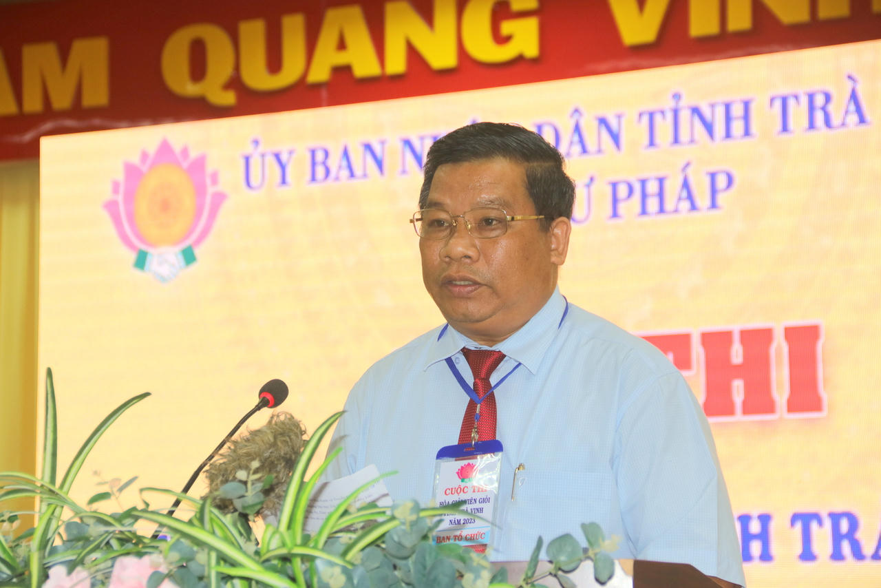 Nhiều phần thi sáng tạo, lan tỏa tại Hội thi Hòa giải viên giỏi tỉnh Trà Vinh năm 2023