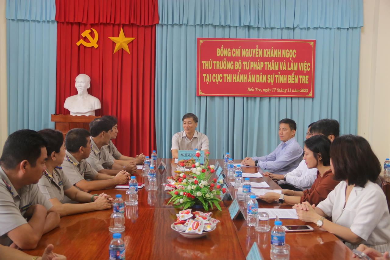 Bến Tre tăng cường hoạt động phối hợp, thúc đẩy hiệu quả công tác tư pháp 