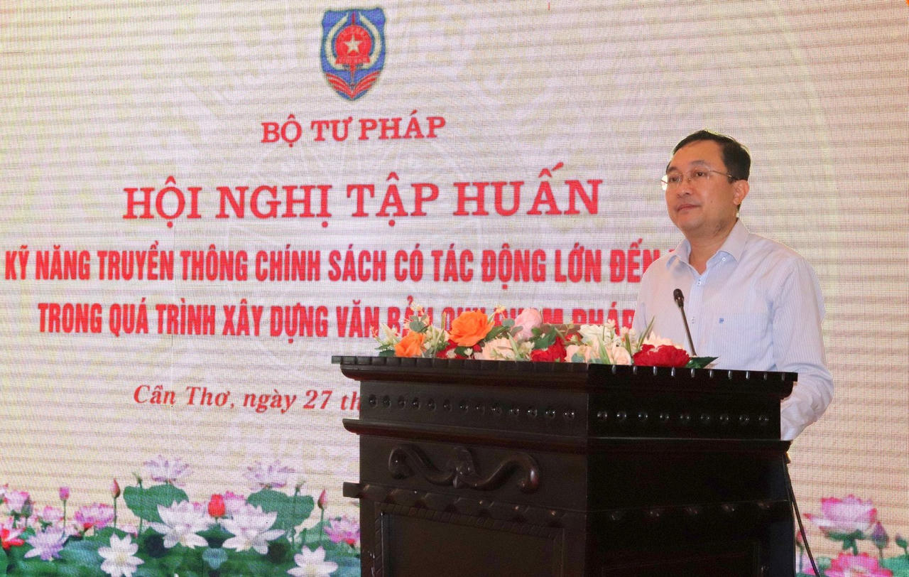 Bộ Tư pháp tập huấn kỹ năng truyền thông chính sách trong quá trình xây dựng VBQPPL khu vực phía Nam 