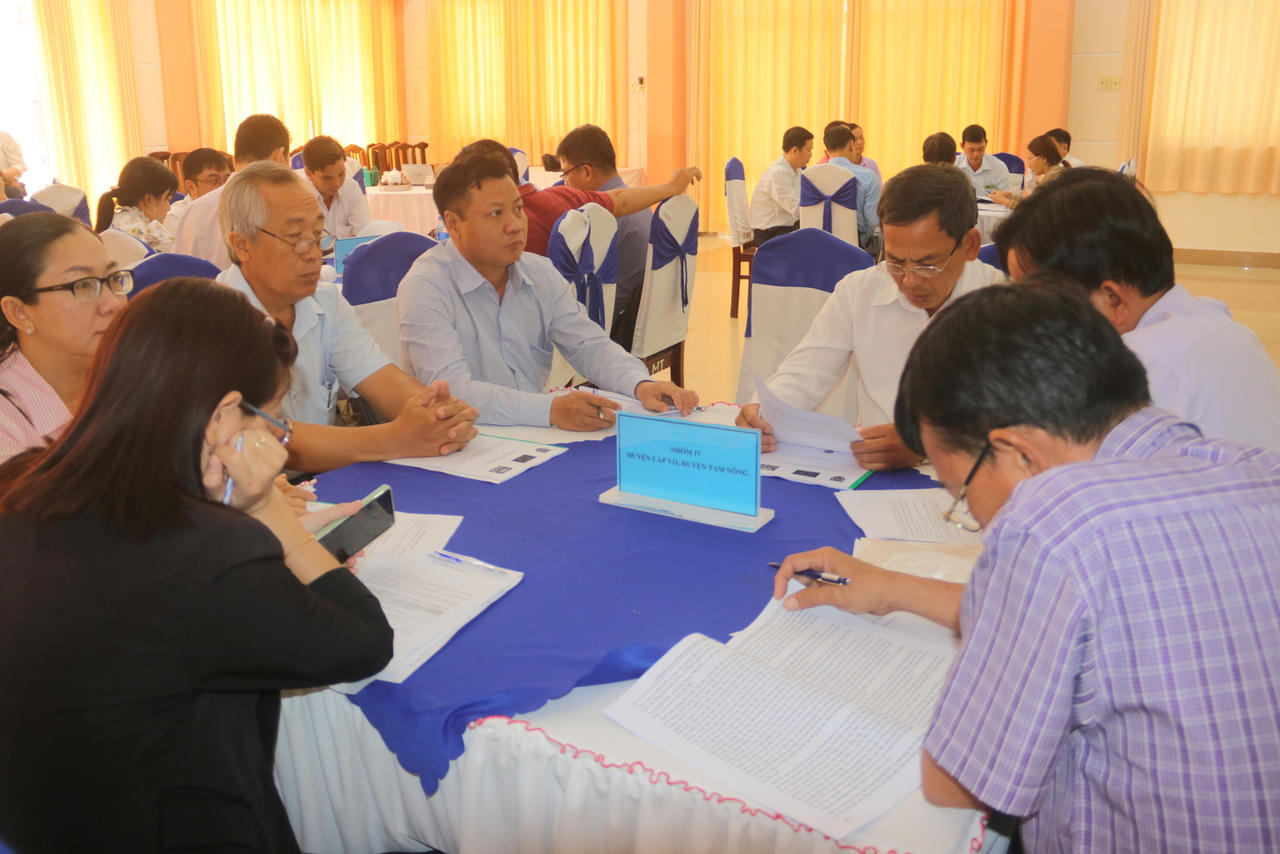 Bộ Tư pháp tập huấn thí điểm mô hình PBGDPL cộng đồng tại tỉnh Đồng Tháp 