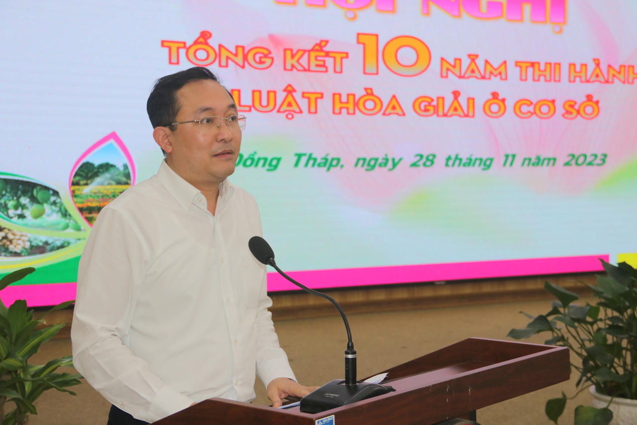 Ấn tượng 10 năm thực hiện Luật Hòa giải ở cơ sở của Đồng Tháp 