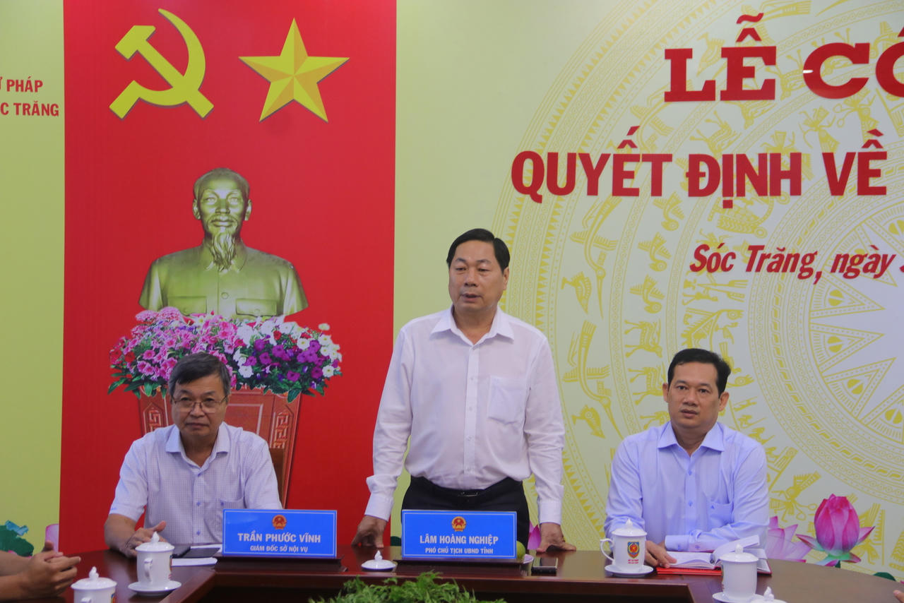 Sóc Trăng có Tân giám đốc Sở Tư pháp 