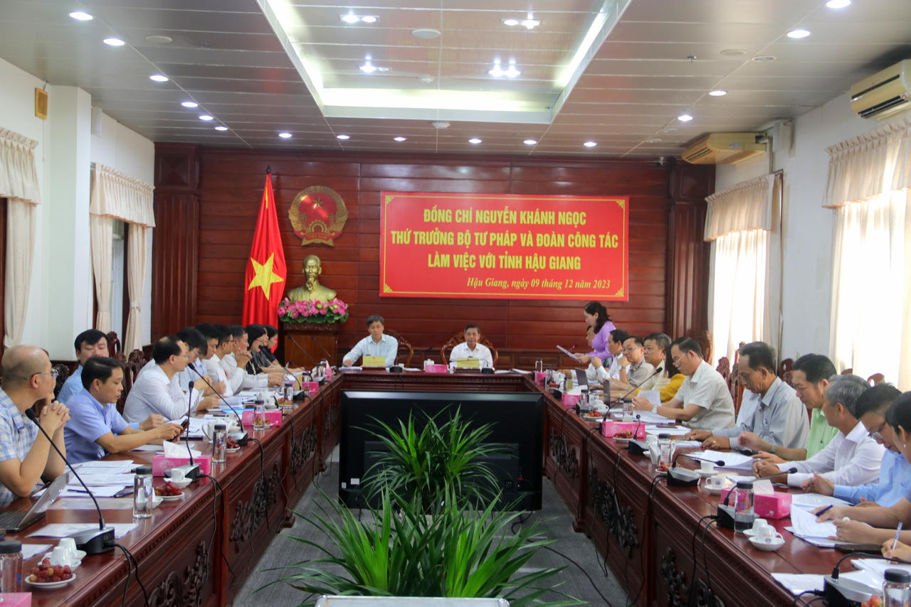 Tư pháp Hậu Giang - “cánh tay đắc lực” giúp phát triển kinh tế - xã hội địa phương 