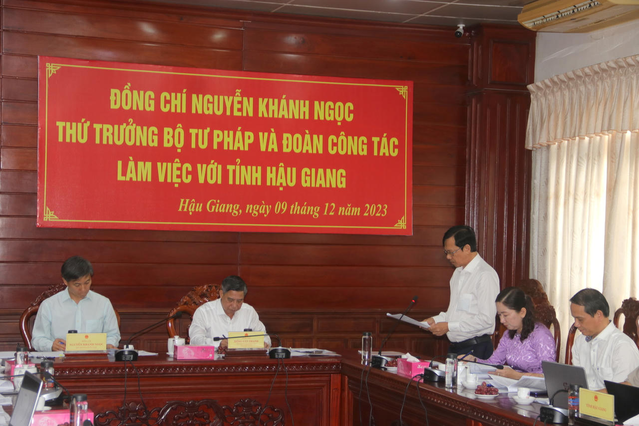 Tư pháp Hậu Giang - “cánh tay đắc lực” giúp phát triển kinh tế - xã hội địa phương 