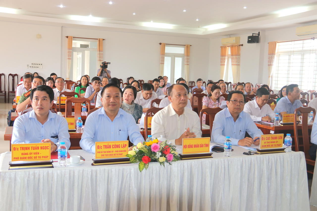 Tư pháp An Giang nỗ lực thực hiện xuất sắc nhiệm được giao